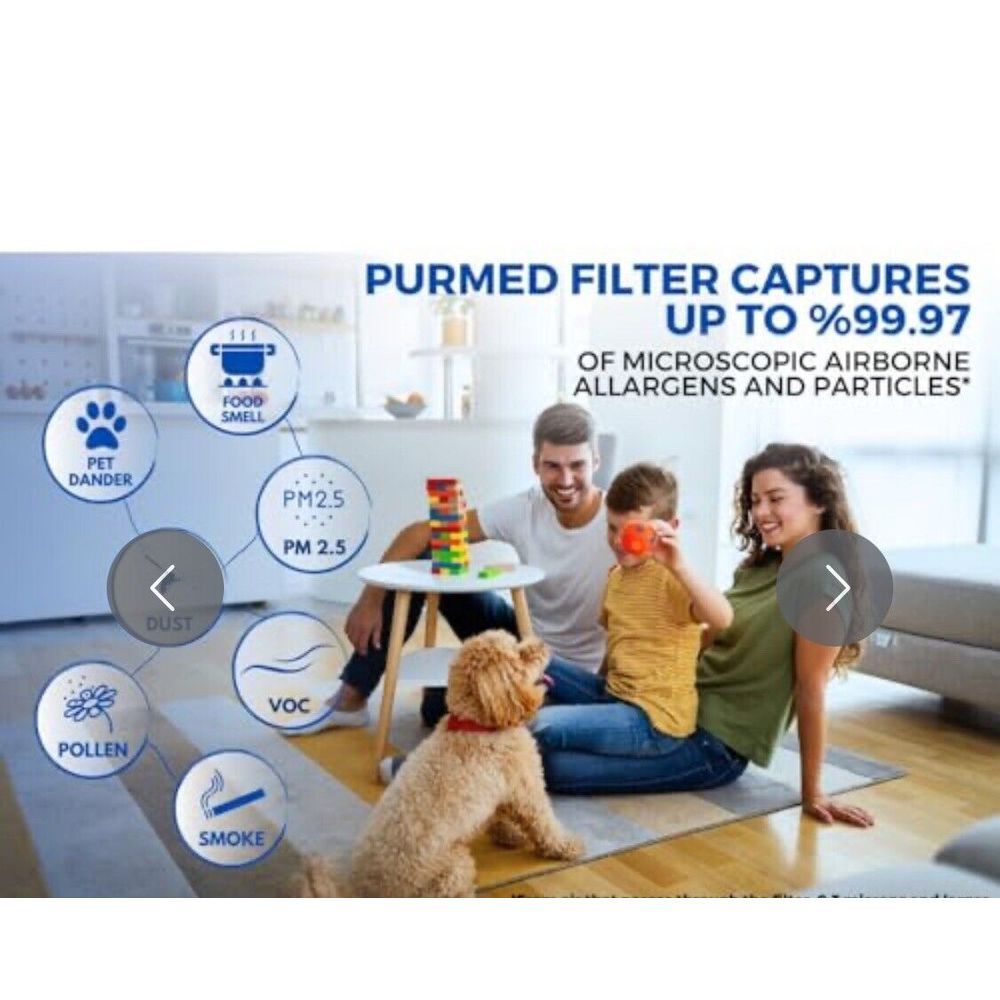 PurMed True Hepa Core 300 Replacement Filter Breath Freely Air Filter - Picture 5 of 5
